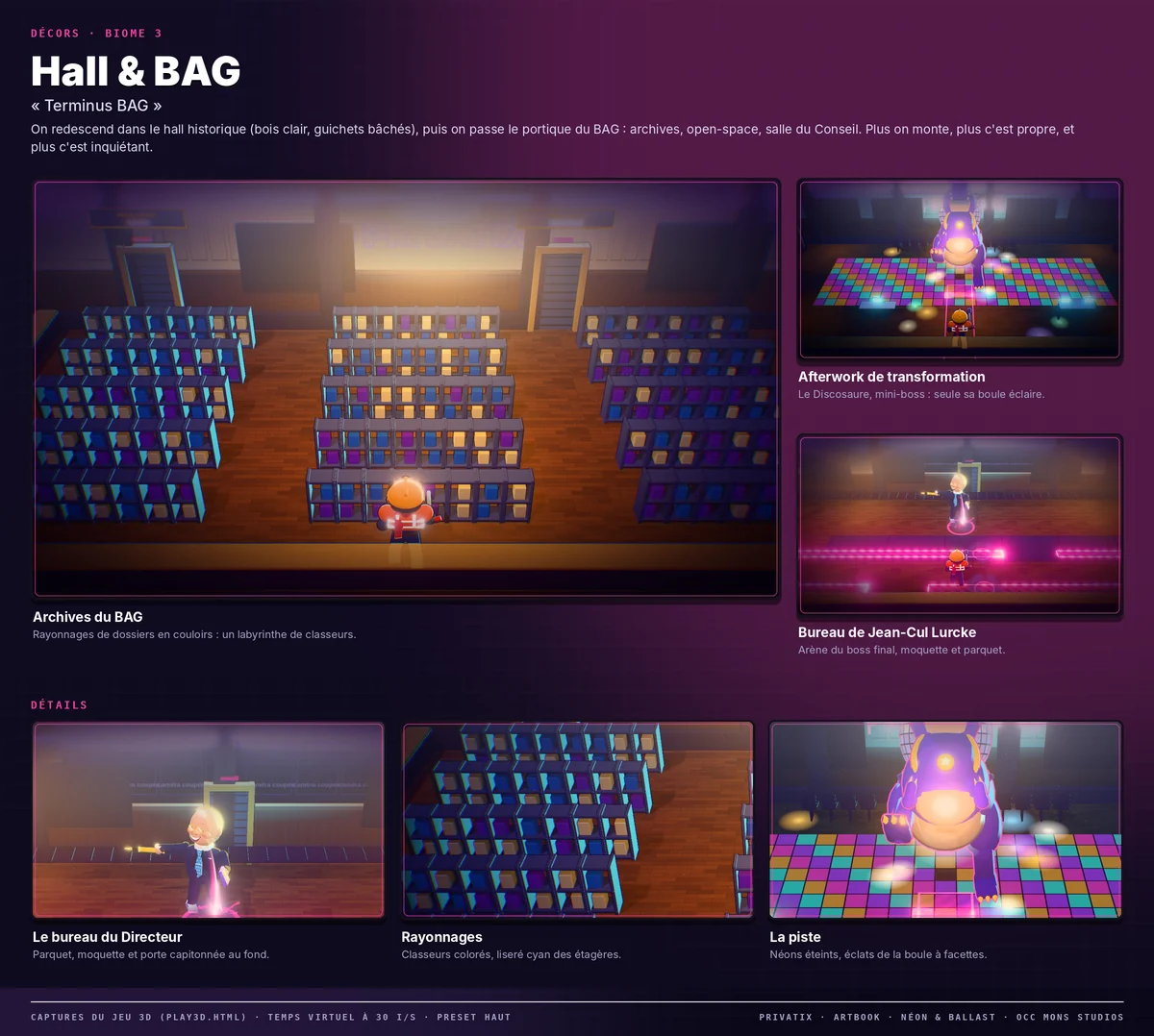 Planche « Hall & BAG » : « Terminus BAG ».